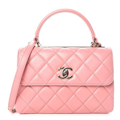 chanel bag pink small.